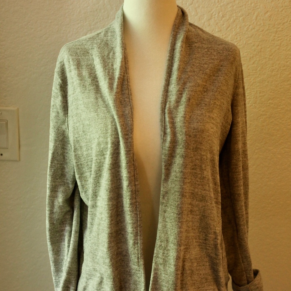 Talbots Open Front Knit Cardigan Sweater
